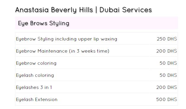 Anastasia Beverly Hills Dubai Price1