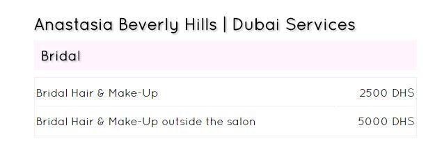 Anastasia Beverly Hills Dubai Price7