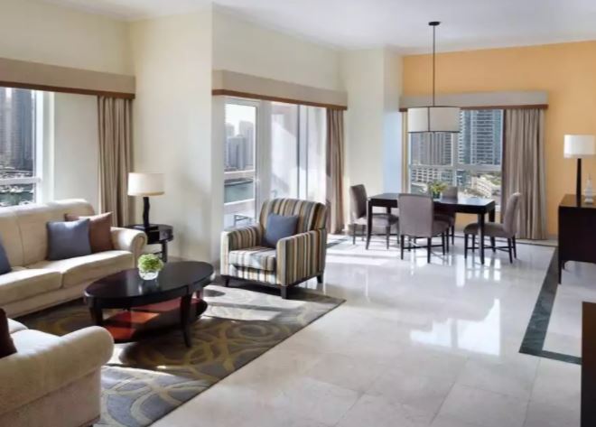Dubai Marriott Harbour Hotel Suites Interior7