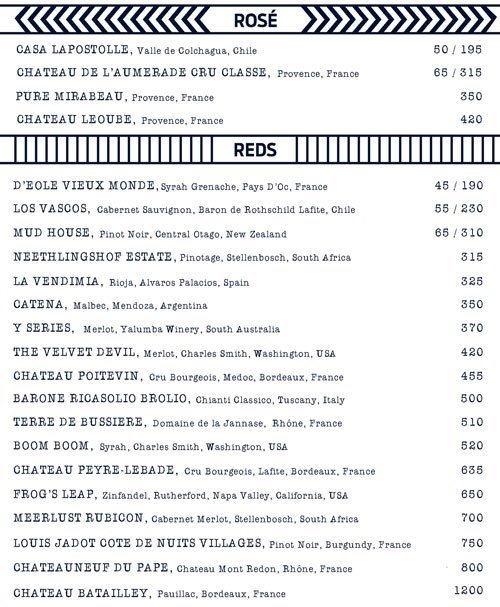 The Maine Oyster Bar Grill Menu3