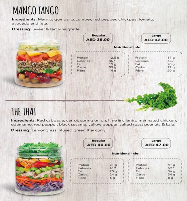 The Salad Jar Menu5